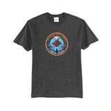 LASSEN VOLCANOES SWIM TEAM - PC55  Port & Co™ Core Blend Tee - DARK HEATHER GRAY