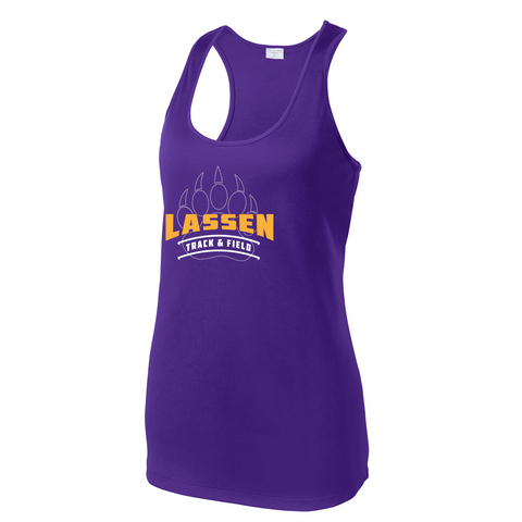 LHS TRACK & FIELD - Ladies Racerback Performance Tank