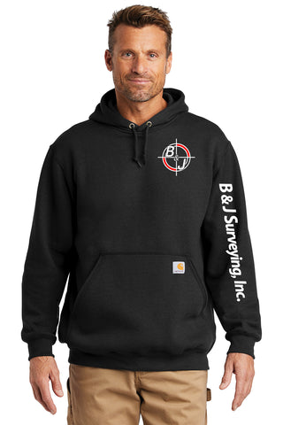 B&J Surveying, Inc. -Carhartt ® Midweight Hooded Sweatshirt