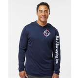B&J Surveying, Inc. - Momentum Hooded Long Sleeve T-Shirt