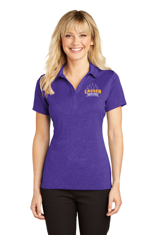 LASSEN T&F COACHES - Sport-Tek® Ladies Heather Contender™ Polo