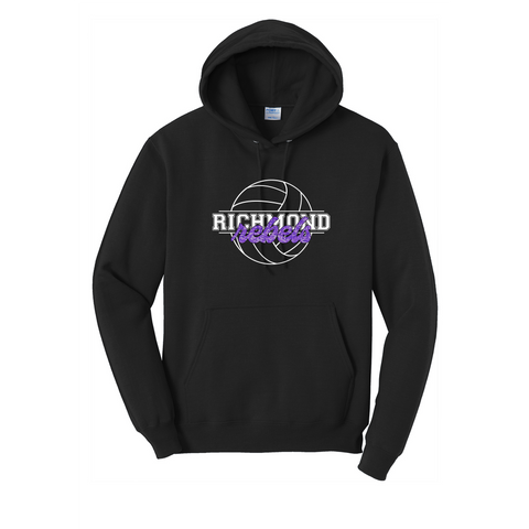 Richmond Volleyball - Unisex Core Fleece Hoodie