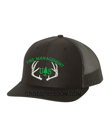 ELRD Fire Management - RICHARDSON 115 TRUCKER - BLACK/CHARCOAL