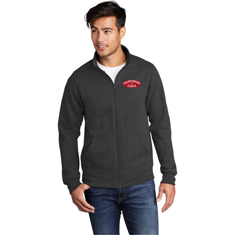 Courthouse Cafe - Employee Jacket - Fleece Cadet Full-Zip Sweatshirt