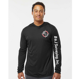 B&J Surveying, Inc. - Momentum Hooded Long Sleeve T-Shirt
