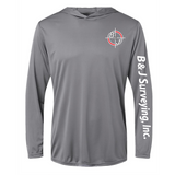 B&J Surveying, Inc. - Momentum Hooded Long Sleeve T-Shirt