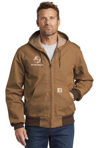 B&J Surveying, Inc. - Carhartt ® Thermal-Lined Duck Active Jac **TALL** - *PREMIUM*