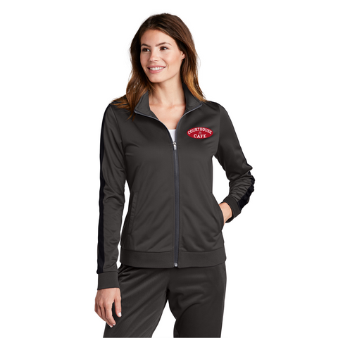 Courthouse Cafe - Employee Jacket - Ladies Tricot Track Jacket