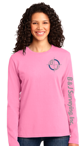 Port & Company Ladies Long Sleeve Core Cotton Tee, Product