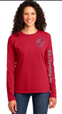 B&J Surveying, Inc. - Port & Company Ladies Long Sleeve Core Cotton Tee