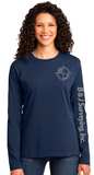 B&J Surveying, Inc. - Port & Company Ladies Long Sleeve Core Cotton Tee