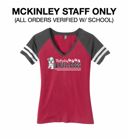 McKinley School STAFF - Ladies Varsity T-shirt