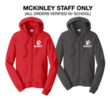 McKinley School STAFF - Zip Up Hoodie