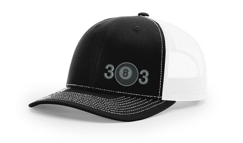 Lassen National Forest 383 - RICHARDSON 112 TRUCKER - BLACK/WHITE