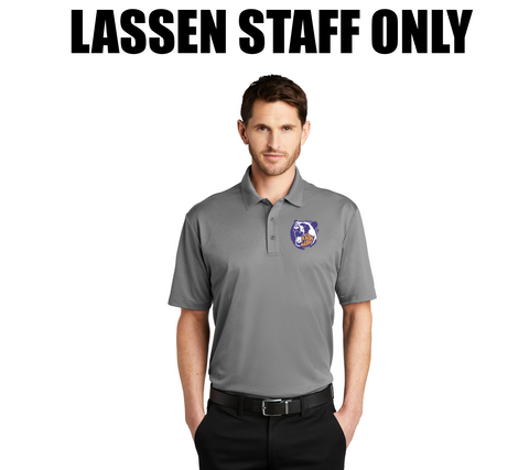 LHS STAFF - Mens Heathered Silk Touch™ Performance Polo