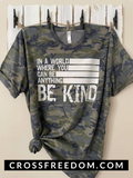 Be Kind - Camo Tee