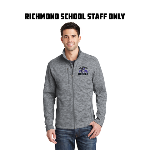 Richmond School Staff - Digi Stripe Fleece Jacket - MENS